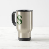 Mug De Voyage Symbole dollar (Devant gauche)