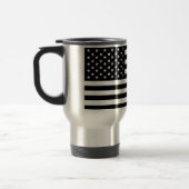 Mug De Voyage symbole usa du drapeau noir américain (Gauche)