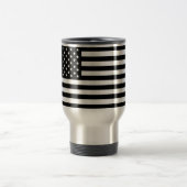 Mug De Voyage symbole usa du drapeau noir américain (Centre)
