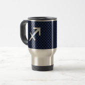 Mug De Voyage Symbole zodiaque Sagittarius Impression en fibre d (Devant gauche)