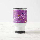 Mug De Voyage Symptômes de fibromyalgie (Centre)
