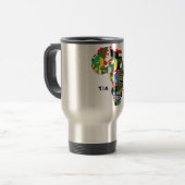 Mug De Voyage T.I.A. Conception de carte (Devant gauche)