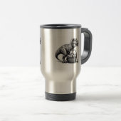 Mug De Voyage T-Rex de Pâques (Devant droit)