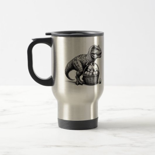 Mug De Voyage T-Rex de Pâques (Gauche)