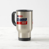 Mug De Voyage T-shirt 2012 d'Obama (Devant gauche)