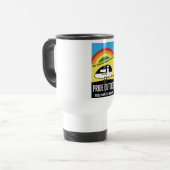 Mug De Voyage T-shirt camping caravane gay (Devant gauche)