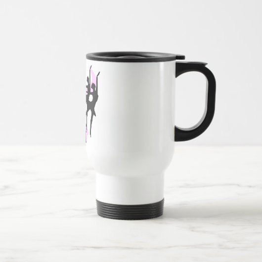 Mug De Voyage T-shirts et cadeaux de ballet de silhouette (Droite)