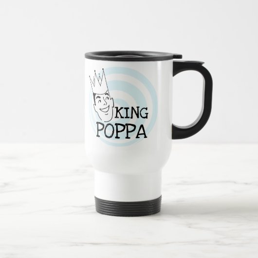 Mug De Voyage T-shirts et cadeaux King Poppa (Droite)