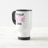 Mug De Voyage T-shirts et cadeaux roses totalement (Devant gauche)