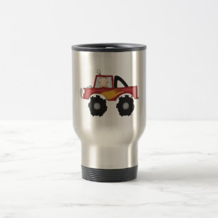 Mug De Voyage T-shirts et cadeaux rouges de camion de monstre