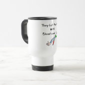 Mug De Voyage T-shirts et cadeaux "sang et ordure " de (Devant gauche)