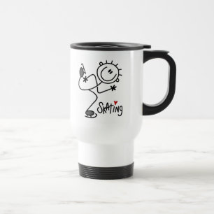 Mug De Voyage T-shirts et cadeaux simples de patinage sur glace