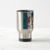 Mug De Voyage Tabby Cat Peinture (Centre)
