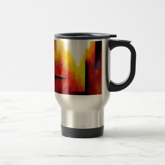 Mug De Voyage Tableau Abstrait de Hizli (Droit)