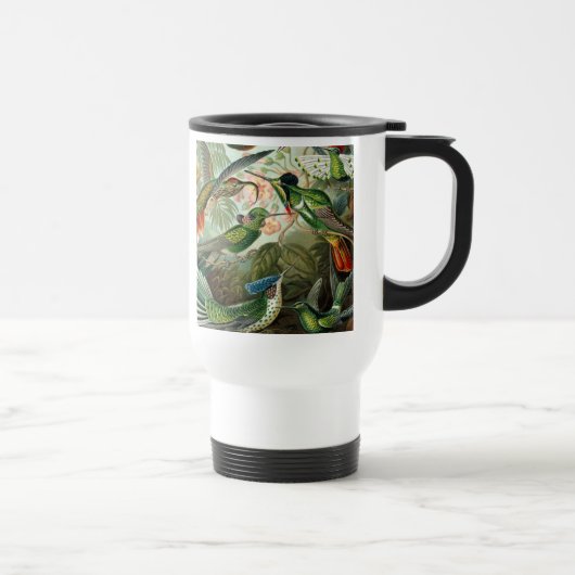 Mug De Voyage tableau classique de la faune des oiseaux colibris (Droite)