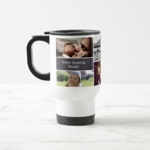 Mug De Voyage Tableau de montage photo papa personnalisé