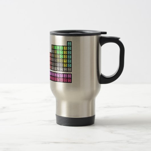 Mug De Voyage Tableau périodique (Droit)