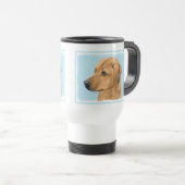 Mug De Voyage Tableau Rhodesian Ridgeback - Art Chien original (Devant droit)
