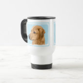 Mug De Voyage Tableau Rhodesian Ridgeback - Art Chien original (Devant gauche)