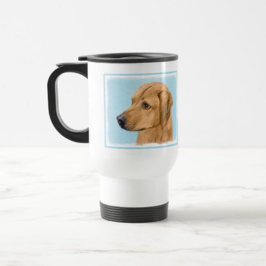 Mug De Voyage Tableau Rhodesian Ridgeback - Art Chien original (Gauche)
