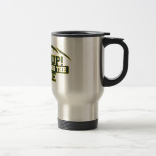 Mug De Voyage TAIS-TOI ! Je Regarde Le Match Green And Gold Foot
