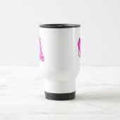 Mug De Voyage Talons Hauts Roses Style Pixel Art 64 Bits (Centre)