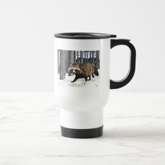Mug De Voyage Tanuki - Raccoon Chien (Droite)
