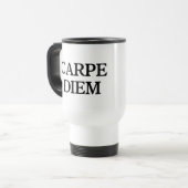Mug De Voyage Tapis de voyage blanc Carpe Diem (Devant gauche)