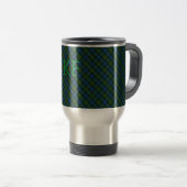 Mug De Voyage Tartan officiel Fergusson avec monogramme / initia (Devant droit)