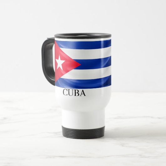 MUG DE VOYAGE TASA CON VANDERA DE CUBA (Devant gauche)