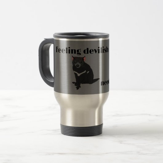 Mug De Voyage Tasmanian devil coffee (Devant gauche)
