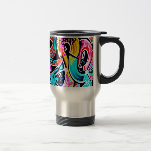 Mug De Voyage Tasse-Résumé-Graffiti Gallery-1 (Droit)