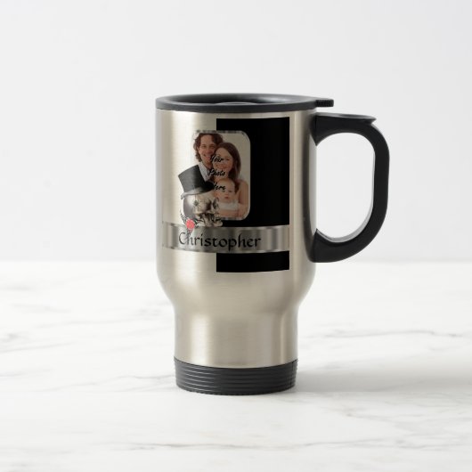 Mug De Voyage tatouage gothique du crâne (Droit)
