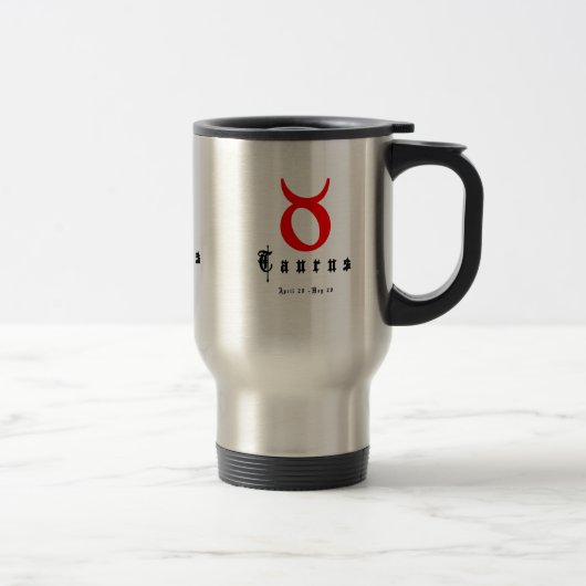Mug De Voyage TAURUS 20 avril - 20 mai (Droit)