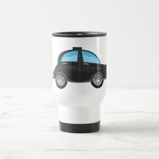 Mug De Voyage Taxi noir (Centre)