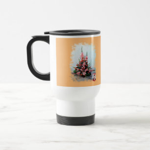 Mug De Voyage Taza De Viaje Bodegón de flores