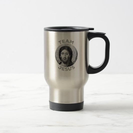 Mug De Voyage Team Jesus : Christ Pantocrator Icon (Droit)