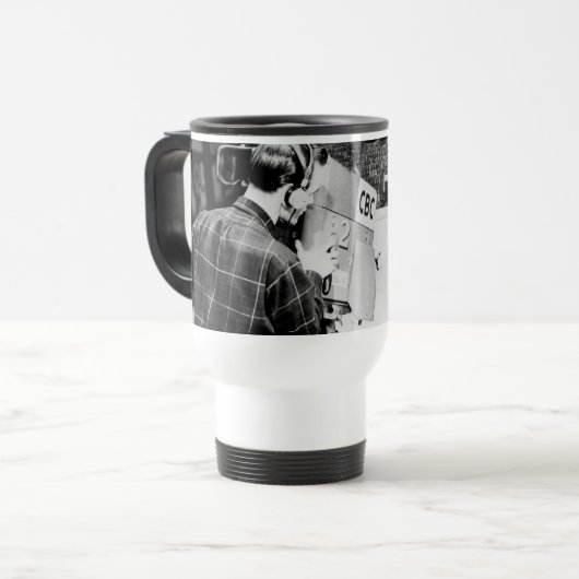 Mug De Voyage Technicien de caméra (Devant gauche)