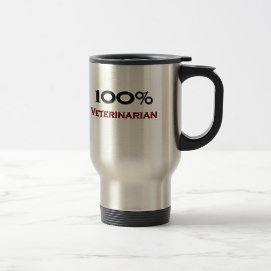 Mug De Voyage Technicien de vétérinaire de 100 pour cent (Droit)
