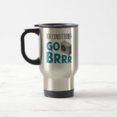 Mug De Voyage Technicien HVAC Tech Climatiseur Aller Brr (Gauche)