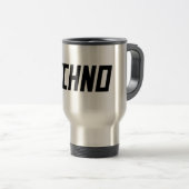 Mug De Voyage TECHNO Music (Devant droit)