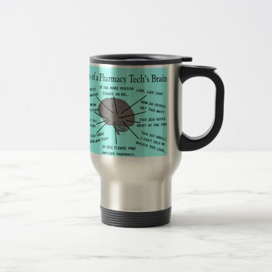 Mug De Voyage Technologie "atlas de pharmacie de cerveau de (Droit)