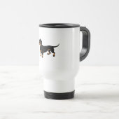 Mug De Voyage Teckel mignon - chien de Doxie (Devant droit)
