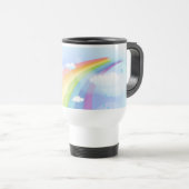 Mug De Voyage Tempête arc-en-ciel (Devant droit)