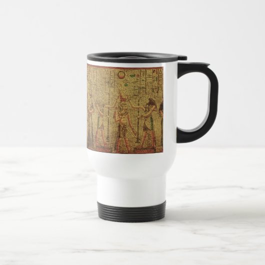 Mug De Voyage Temple égyptien antique Mur Art (Droite)
