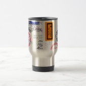 Mug De Voyage Temps de déplacement d'aventure de zeppelin (Centre)