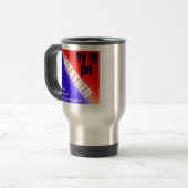 Mug De Voyage Temps de PA de NY NJ (Devant gauche)