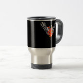 Mug De Voyage Tenir le coeur classique (Devant droit)