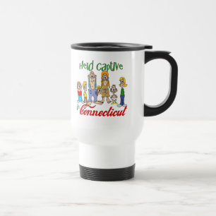 Mug De Voyage Tenu captif dans le Connecticut
