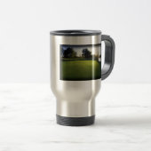 Mug De Voyage Terrain de golf vert à l'aube (Devant droit)
